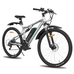 ROCKSHARK Vélos électriques HILAND Vélo électrique 27, 5 / 29" pour homme et femme avec batterie au lithium 250 W 36 V 10, 4 Ah
