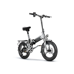 KOWM Vélos électriques KOWM zxc Vélos pour hommes Vélo électrique 400 W 48 V10 Ah Batterie au lithium 50, 8 cm Vélo électrique pliable en alliage d'aluminium Vélo électrique (couleur : gris)