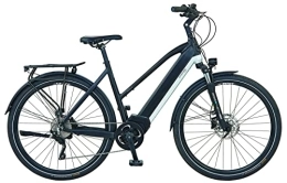 Prophete Vélos électriques Prophete E-Bike eSUV 22.ETS.15 Vélo électrique 28" AEG ComfortDrive Adulte Unisexe, Noir / Argent, (71, 12 cm)
