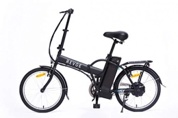 REVOE Vélos électriques Revoe Light Vélo Électrique Pliant 20' Mixte Adulte, Noir
