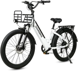 Samebike Vélos électriques SAMEBIKE vélo électrique 26 * 3.0 Fat Tire Batterie Amovible 48v14ah, VTT Velo Electrique 7 Vitesses Adulte