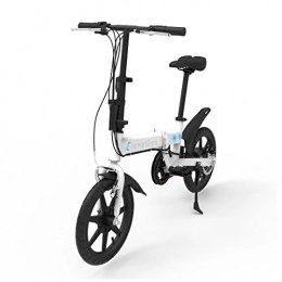 SMARTGYRO Vélos électriques SMARTGYRO EBIKE White Vélo électrique Pliant, Roues de 16" et Batterie extractible au Lithium de 4400 mAh 24V (Blanc) Mixte Adulte