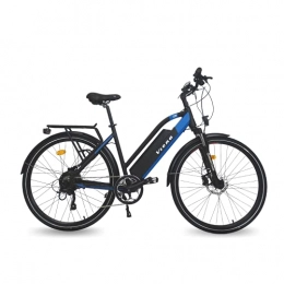 URBANBIKER Vélos électriques URBANBIKER vélo électrique VTC VIENA (Bleu 26"), Batterie Lithium-ION Cellules Samsung 840Wh (48V et 17, 5Ah), Moteur 350W, 26 Pouces, Freins hydrauliques