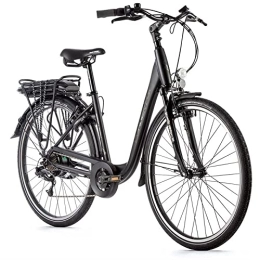 Leaderfox Vélos électriques Velo Electrique-VAE City Leader Fox 28'' Park 2022 Mixte Noir Mat 7v Moteur Roue AR bafang 36v 45nm Batterie 13ah (16, 5'' - h43cm - Taille s - pour Adulte de 158cm à 168cm)