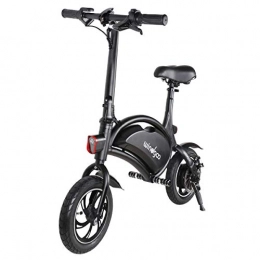 Windgoo Vélos électriques Vélo Électrique Pliable, Jusqu'à 25km / h, Vitesse Réglable 12“ E-Bike, 350W / 36V Rechargeable Batterie Li-ION, Adultes et Enfants Cadeaux (Noir)