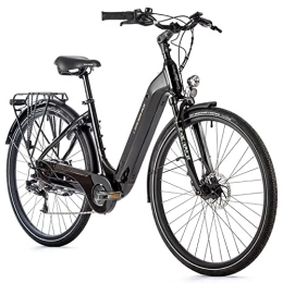 Leaderfox Vélos électriques Vélo électrique Leader Fox Samsung LG 504 Wh 14 Ah S-Ride 7 Vitesses Noir RH 46 cm