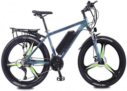 HCMNME Vélos électriques Vélo électrique Pliable, Vélo de neige électrique, vélos électriques de 26 pouces vélo, double disque Frein amortisseur Bikes de vélos d'affichage à LED Phare d'affichage Aide à vélo à vélo de vélo à