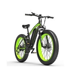 Wonzone Vélos électriques Wonzone ddzxc vélos électriques vélo électrique VTT électrique 66 cm 4.0 gros pneus (couleur : 10 Ah vert)