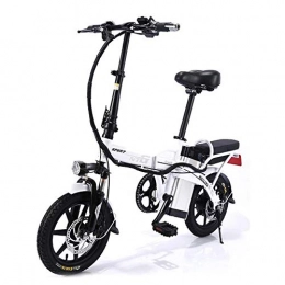 ZQYR Bike Vélos électriques ZQYR Bike# Pliable pour vlo lectrique, 14" pneus [ 48V 350W ] Batterie Lithium-ION Grande Capacit [ Jusqu' 25 km / h ] Moteur sans Brosse Vlo lectrique Hybride, Endurance 50~60km