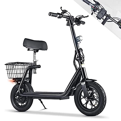 Waterproof & LCD Display 15.5mph max load 220lbs range to 18.64 miles 350W Motor LuvTour Electric Scooter Adult Foldable E-Scooter with Smartphone App Control 