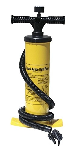 Bombas de bicicleta : Advanced Elements AE2011 Double Action Hand Pump with Pressure Gauge, Unisex Adulto, Yellow