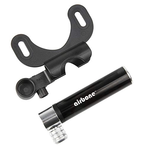 Bombas de bicicleta : Airbone Mini - Mini bomba de aire, 99 mm, color negro, 49 g
