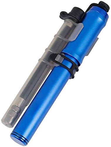 Bombas de bicicleta : AK Bomba de bicicleta conjunto ligero porttil universal mini bomba de bicicleta con Extended Soft Tube Bomba de alta presin para la montaña de la bicicleta / de la motocicleta / bola, Azul, 19.5cm
