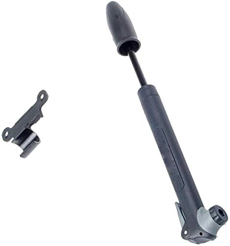 Bombas de bicicleta : AK Bomba de bicicleta de plástico Conjunto de Mtb Mini bomba de bicicletas con soporte de montaje para Presta, Negro, 23cm