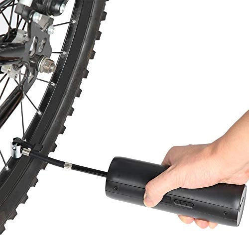 Bombas de bicicleta : Alomejor Bomba Inteligente 12v 150psi USB Recargable Bicicleta Inflador Eléctrico Bicicleta Presión (Black)