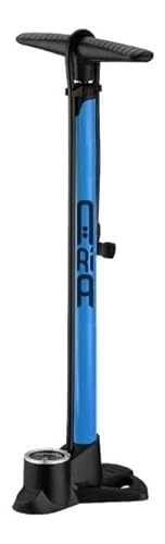 Bombas de bicicleta : ARIA Bomba de suelo 'Aire Sport Plus' - azul, Bombas de suelo