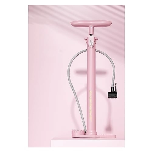 Bombas de bicicleta : ASABIB Herramienta de Bomba doméstica, inflador de Aire de Alta presión Barril sin Costuras Resistente a la Temperatura for Interior for Pelota de Juguete (Color : Pink)