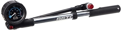 Bombas de bicicleta : Beto - Bomba infladora de neumáticos de Mano con medidor y válvula de Purga