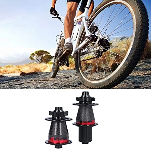 Bombas de bicicleta : BOLORAMO Buje de Bicicleta de montaña, Buen Accesorio de Bicicleta de montaña Hecho de Fibra de Carbono y Material de aleación de Aluminio Bujes Traseros Delanteros de Bicicleta para Montar