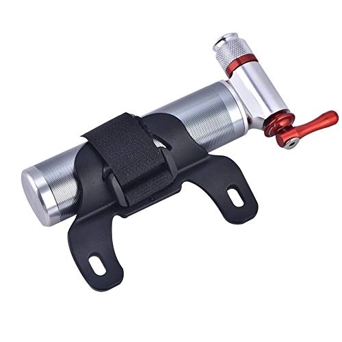 Bombas de bicicleta : Keenso Mini portátil Ligero de aleación de Aluminio Bomba de inflado de neumáticos de Bicicleta Bombas manuales de Bicicleta Bomba de inflado de CO2 para válvula de Aire Presta y Schrader