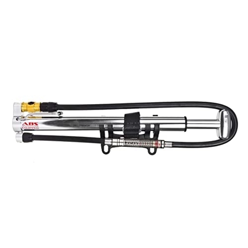 Bombas de bicicleta : LEZYNE Minipumpe CNC Micro Floor Drive Bomba, Unisex-Adult, Plateado, 24