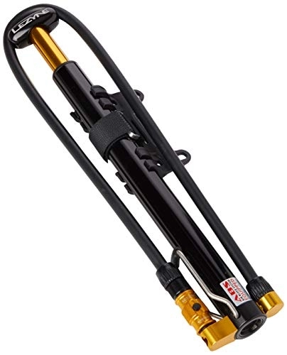 Bombas de bicicleta : LEZYNE Minipumpe CNC Micro Floor Drive HP, Schwarz-glänzend 160PSI, 30, 0cm, 1-MP-MFDR-V204HP Minibomba, Unisex Adulto, Negro, 30, 0cm