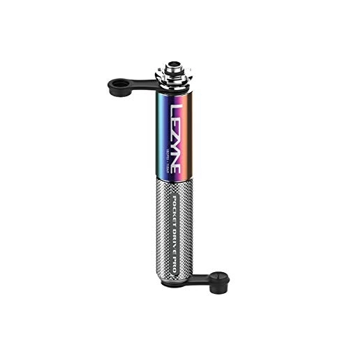 Bombas de bicicleta : Lezyne Pocket Drive Pro Minibomba, Unisex Adulto, Neo metálico / Plateado, 14 cm