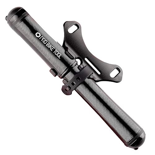 Bombas de bicicleta : Pro Bike Tool Mini Bomba para Bicicletas Premium Edition Compatible con válvulas Presta y Schrader, Alta presión PSI, Bomba para Bicicletas de Carretera y montaña