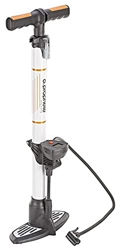 Bombas de bicicleta : Prophete Hochleistungs-ALU-Standluftpumpe mit Digitalmanometer Bomba de Aire para Bicicleta, Unisex Adulto, Plateado / Negro, Medium