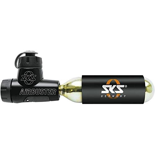 Bombas de bicicleta : SKS Airbuster Micro Bomba, Unisex Adulto, Negro, 16 gr