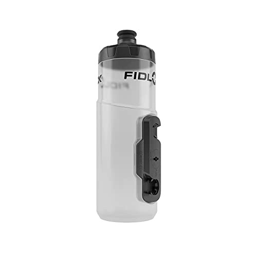 Bombas de bicicleta : Twist Single Bottle 600 Incl. Bottle Connector and Gravity Kit Transparent Black
