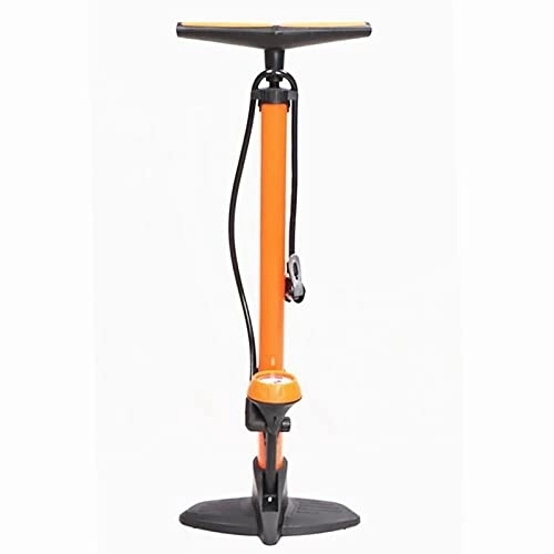 Bombas de bicicleta : YWZQY Bomba de Bicicleta Bomba de neumáticos de Bicicleta de Disco de Piso clásico, Alta presión 170 PSI, Manguera Duradera, Alto Rendimiento, Bomba de Piso de Bicicletas (Color : Orange)