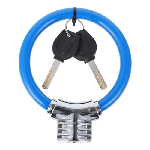 Cerraduras de bicicleta : 3 Piezas anillo de bloqueo candados para bicicletas bike lock candado anti-bicicleta bloqueo de cable de acero bloqueo de anillo de bicicleta cerradura en forma de anillo portátil