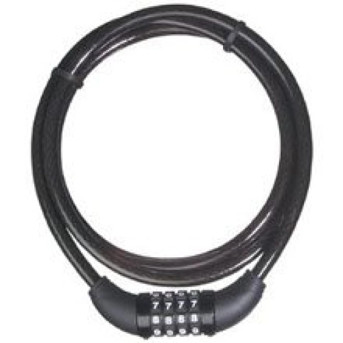 Cerraduras de bicicleta : 8119DPF Master Lock Candado de cable de combinación reajustable