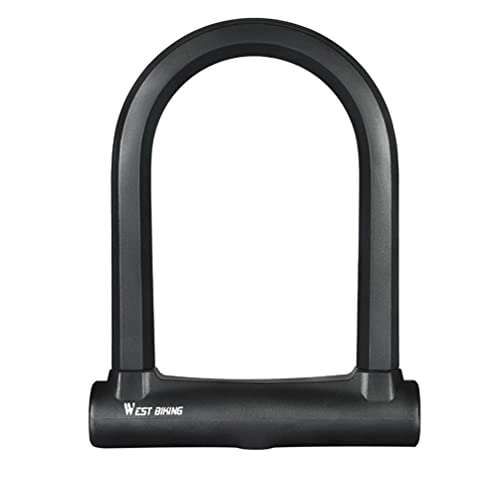 Cerraduras de bicicleta : ABOOFAN Heavy Duty U Lock Bike Lock Anti Theft Bike Lock U Shped Bicycle Lock Security Bike Accesorios (negro)