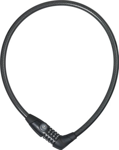Cerraduras de bicicleta : Abus 1640 Candado, Unisex, Black, 85 cm