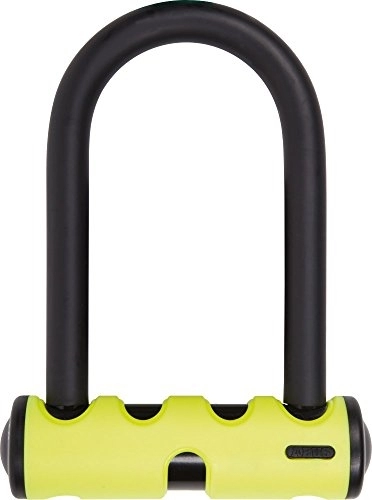Cerraduras de bicicleta : Abus 40 / 130HB140 U-mini - Candado para bicicletas (143 / 80 / 15 mm), color rojo amarillo amarillo Talla:143 / 80 / 15 mm