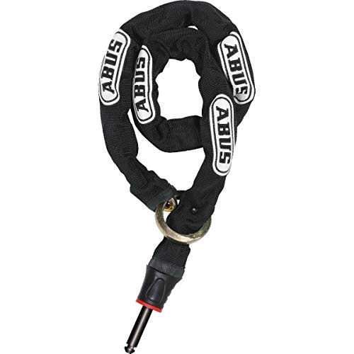 Cerraduras de bicicleta : Abus Adapter Chain 6KS Pro Tectic 4960sw-Cadena para candado, Unisex, Negro, 130 cm