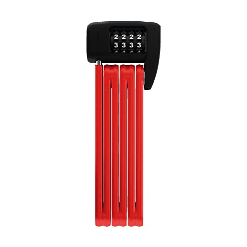 Cerraduras de bicicleta : Abus Bordo Lite 6055C Candado, Unisex, Rojo, 60 cm