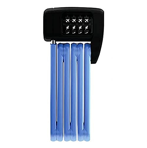 Cerraduras de bicicleta : Abus Bordo Lite 6055C Symbols Candado, Unisex, Azul, 60 cm