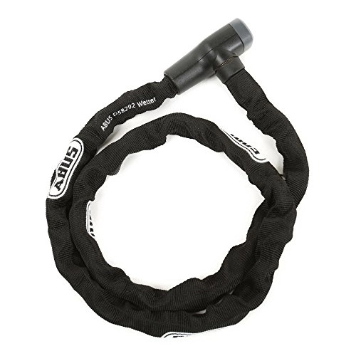 Cerraduras de bicicleta : Abus Steel-O-Chain 5805K Candado, Unisex, Negro, 110 cm