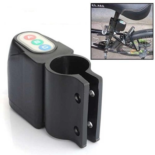 Cerraduras de bicicleta : Alarma motor de la bicicleta de seguridad de la bici de sonido Ciclismo Lock