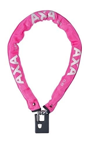 Cerraduras de bicicleta : AXA - Candado de Cadena (850 x 6 mm), Color Rosa