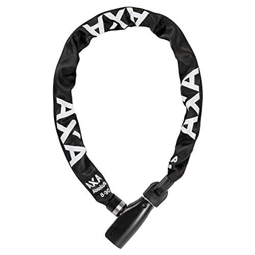 Cerraduras de bicicleta : AXA Candado de cadena unisex Absolute 8-90, color negro