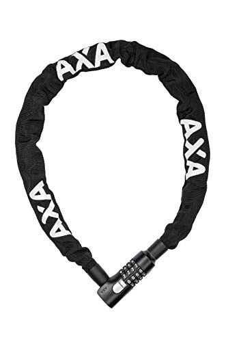 Cerraduras de bicicleta : AXA Candado de cadena unisex Adult Absolute C5-90, color negro