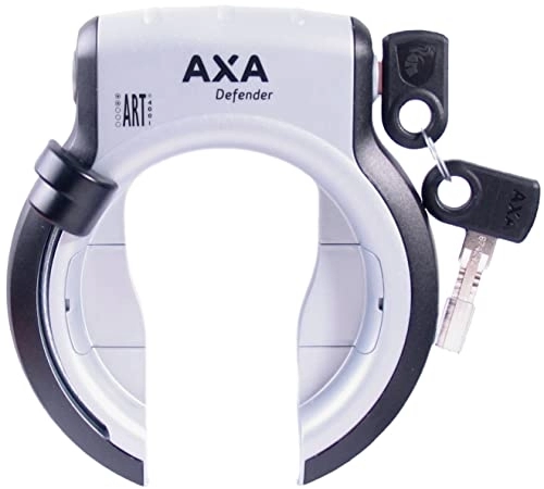 Cerraduras de bicicleta : AXA Defender - Cerradura de cuadro de alta calidad 180 mm - ART 2 - Gris / Negro mate