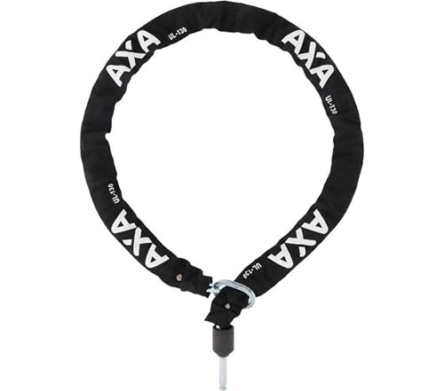 Cerraduras de bicicleta : AXA Einsteckkette ULC130 schwarz Länge 130cm, Stärke 5, 5mm, sw, 10mm Pin, 59571395SS