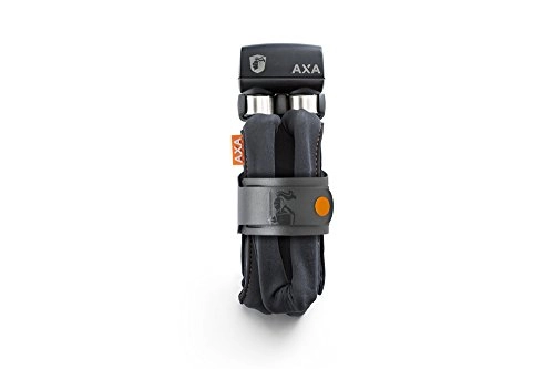 Cerraduras de bicicleta : AXA Foldable 800 Candado Plegable para Bicicleta, Unisex Adulto, Gris, 1000 mm x 8 mm
