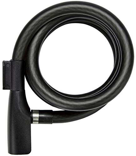 Cerraduras de bicicleta : AXA Kabelschloss Resolute 12-180 12-180-Candado de Cable, Unisex Adulto, Negro, 180 cm