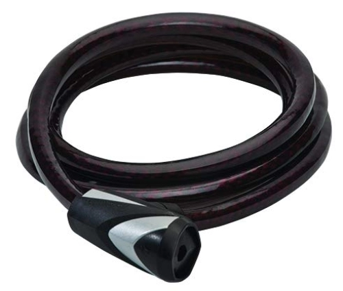 Cerraduras de bicicleta : Blackburn 3501010 Angola Key - Candado de Cable para Bicicleta, Color Negro